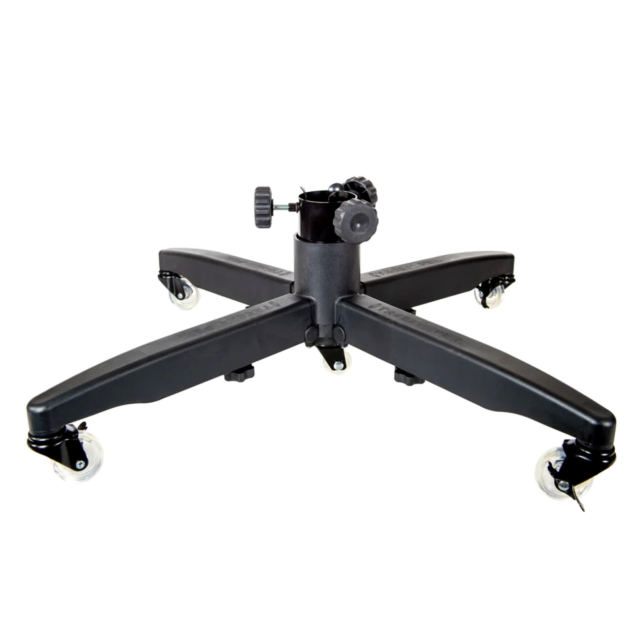 Tree Keeper Adjustable Rolling Christmas Tree Stand for Trees 6'-9' - Black